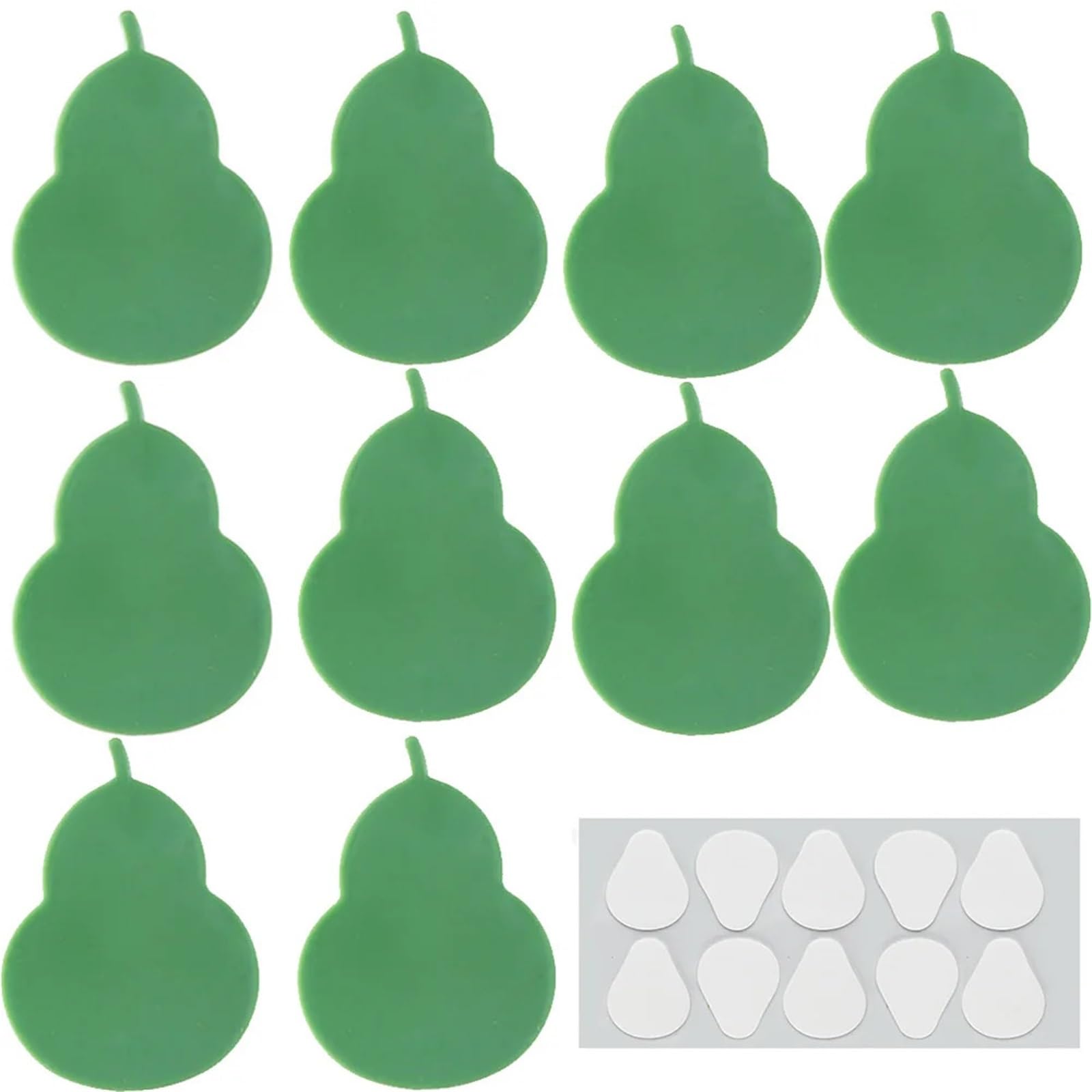 Pflanzen-Wand-Clips, unsichtbare Wandbefestigung, Rattan-Rankenhalterung, feste Schnalle für Zimmerpflanzen, Weinwand-Clips, Pflanzenhaken für Pflanzen, Grün, 100 Stück