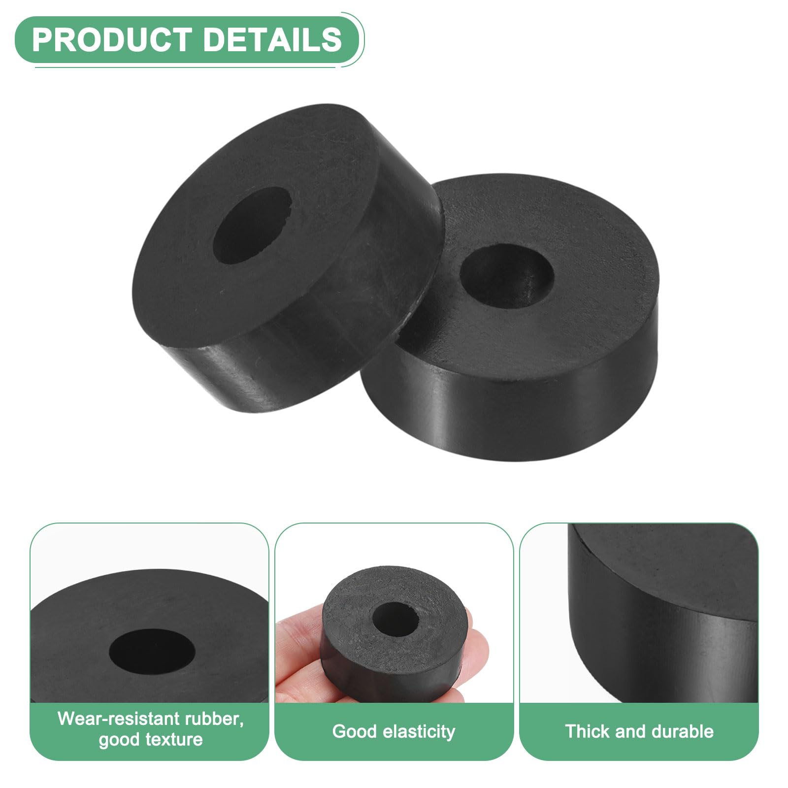 M METERXITY 12-Pack Rubber Isolation Washers - Image 2