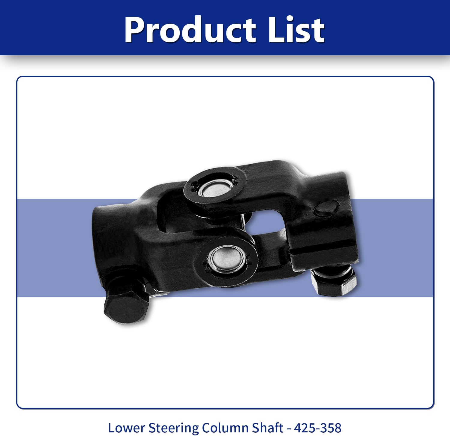 Steering Shaft, Replacement for Steering Intermediate Shaft Columns Compatible with 2008-2012 Ford Escape, 2008-2011 Mercury Mariner, 2008-2011 Mazda Tribute - 10 Pcs