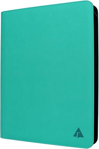 Carpeta de tarjetas de 16 bolsillos con más de 1000 bolsillos, grandes bolsillos laterales sin anillo, carpeta de álbum de tarjetas intercambiables