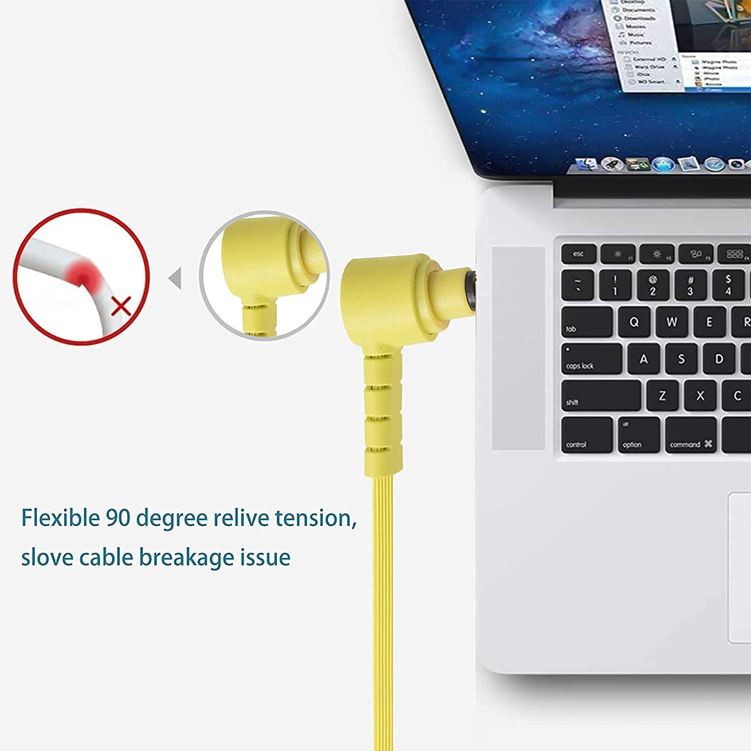 umvowuxa Flat Headphone Cable Replacement Audio Cable Compatible with Sony MDR-1000X MDR-100ABN WH-1000XM2 WH-1000xm3 WH-H900N WH-H800 WH-CH700N MDR-100AAP MDR-100A Wireless Headphones (Yellow/1.5M)