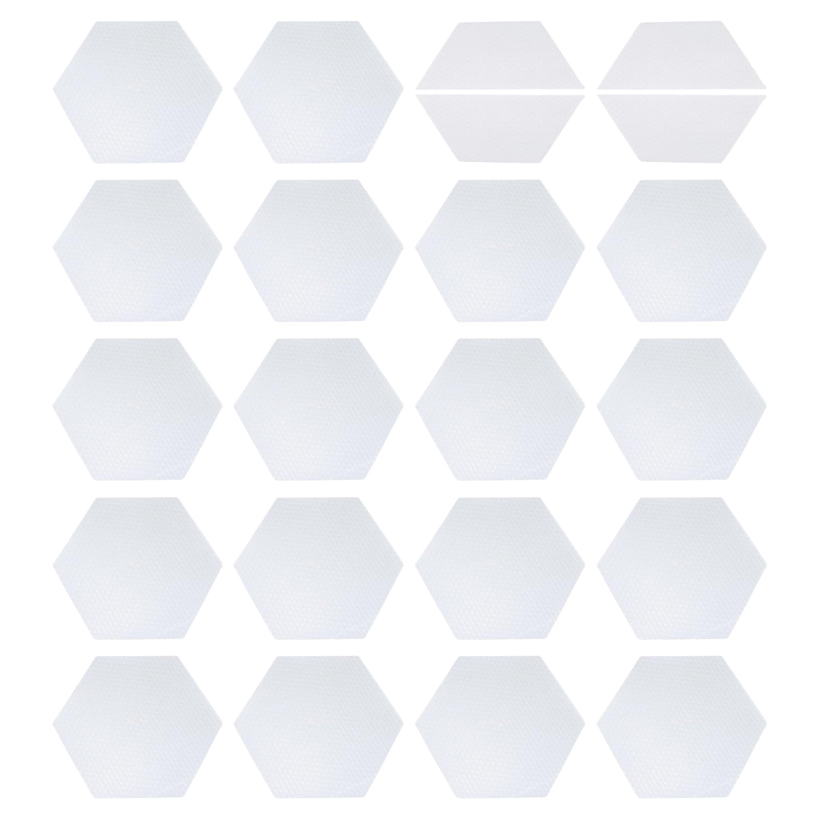 Surfing Deck Pad, Hexagonal Surf Traction Pad, Skimboard Traction Pads, 20X Adhesive Traction Pads, Surf Traction Pad, Surfing Equipment, Boating Accessories, Longboard Stickers for Women Men