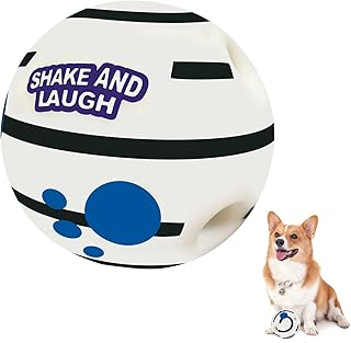 Glow in The Dark Dog Toys Ball, Interactive Dog Ball, Shaking with Gibbering Sound, S, 3.14 in (8 cm)