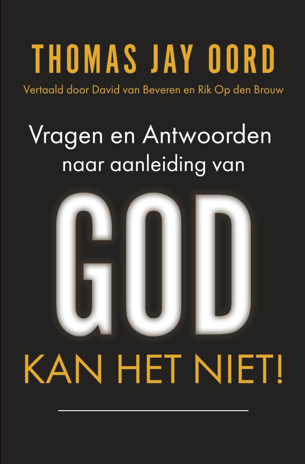 Vragen en Antwoorden naar aanleiding van God Kan Het Niet
