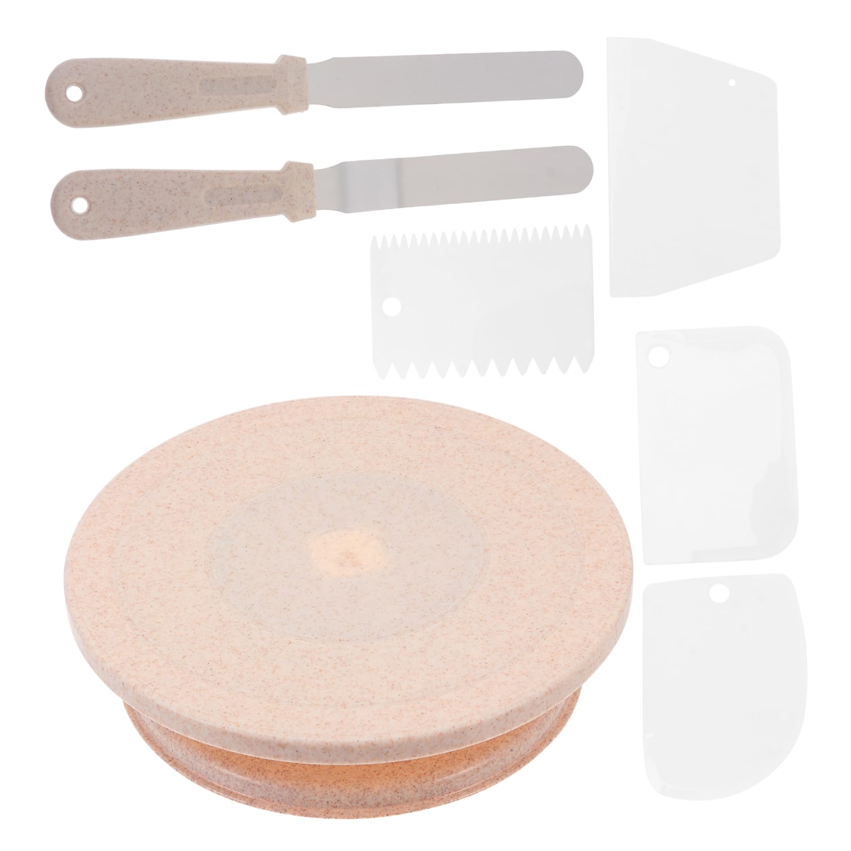 LABRIMP Plato Giratorio para Tartas Soporte Giratorio Material Seguro y Ecológico