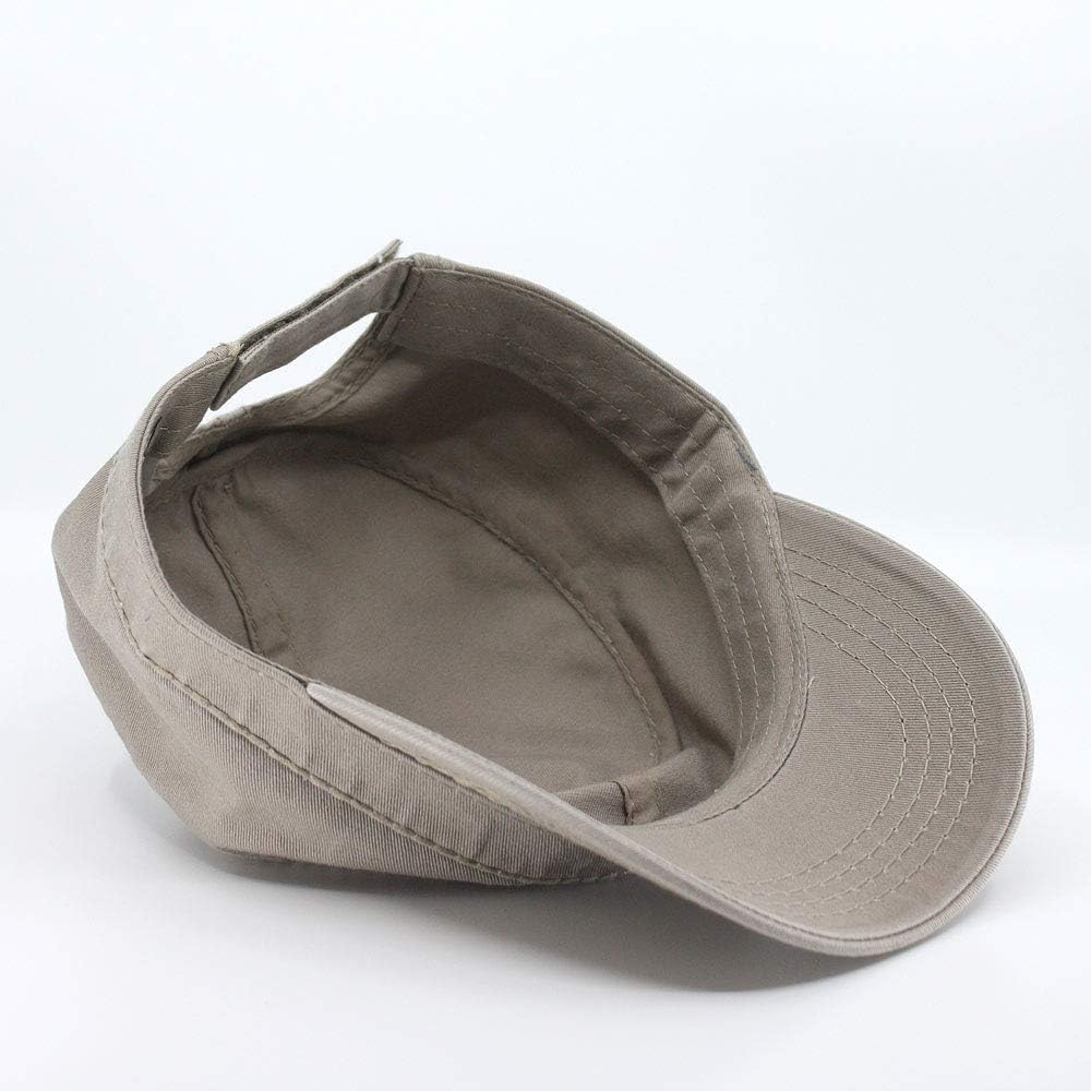 The Vintage Year Washed Cadet Cotton Twill Adjustable Military Radar Caps - Image 3