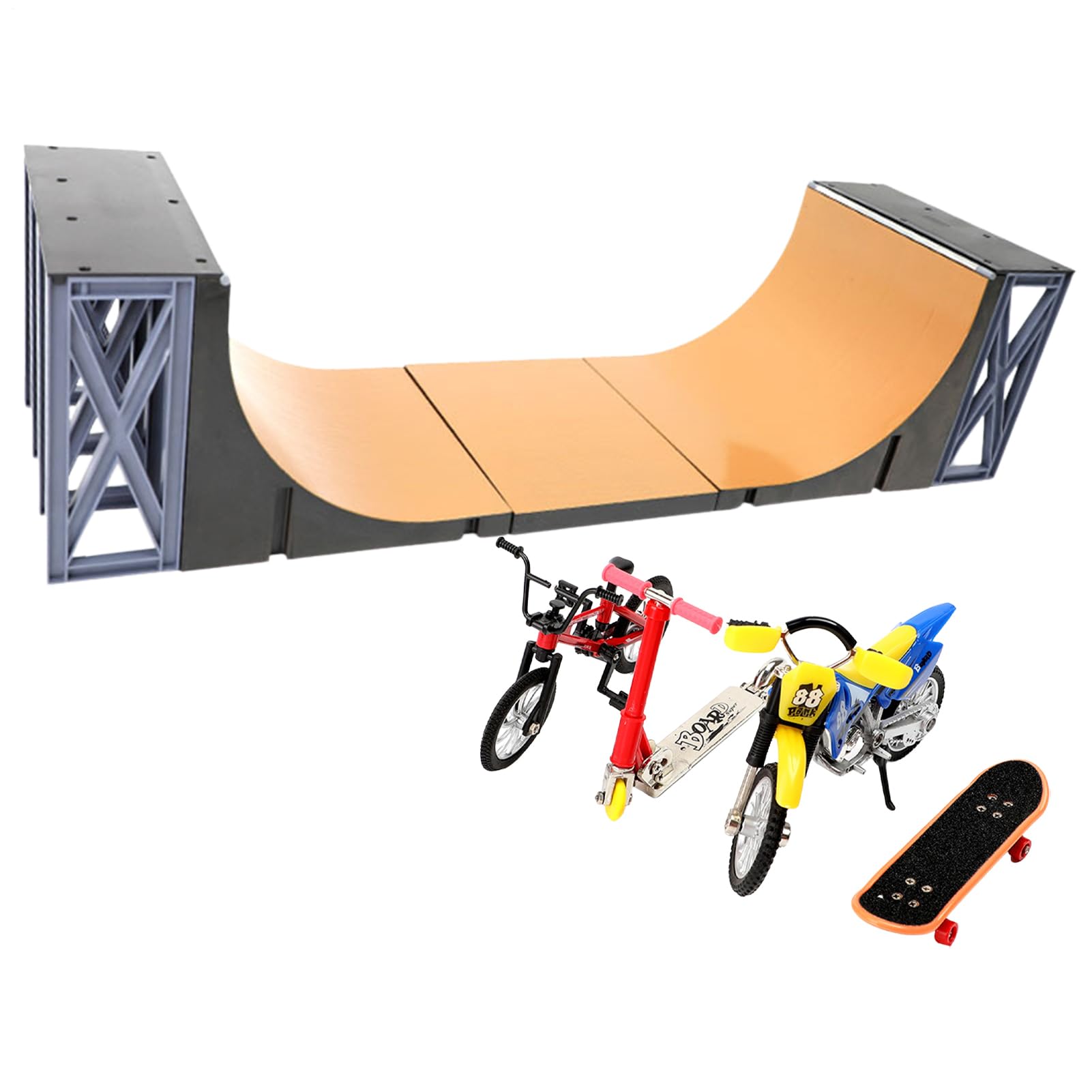 Générique Coffret Cadeau Skateboard – Mini Rampe à Doigts, kit de terrasse Portable, Pack de à Main, Parc de Skate créatif, Planche à Collectionner | Inspire l'imagination pour Les et Les adolesc