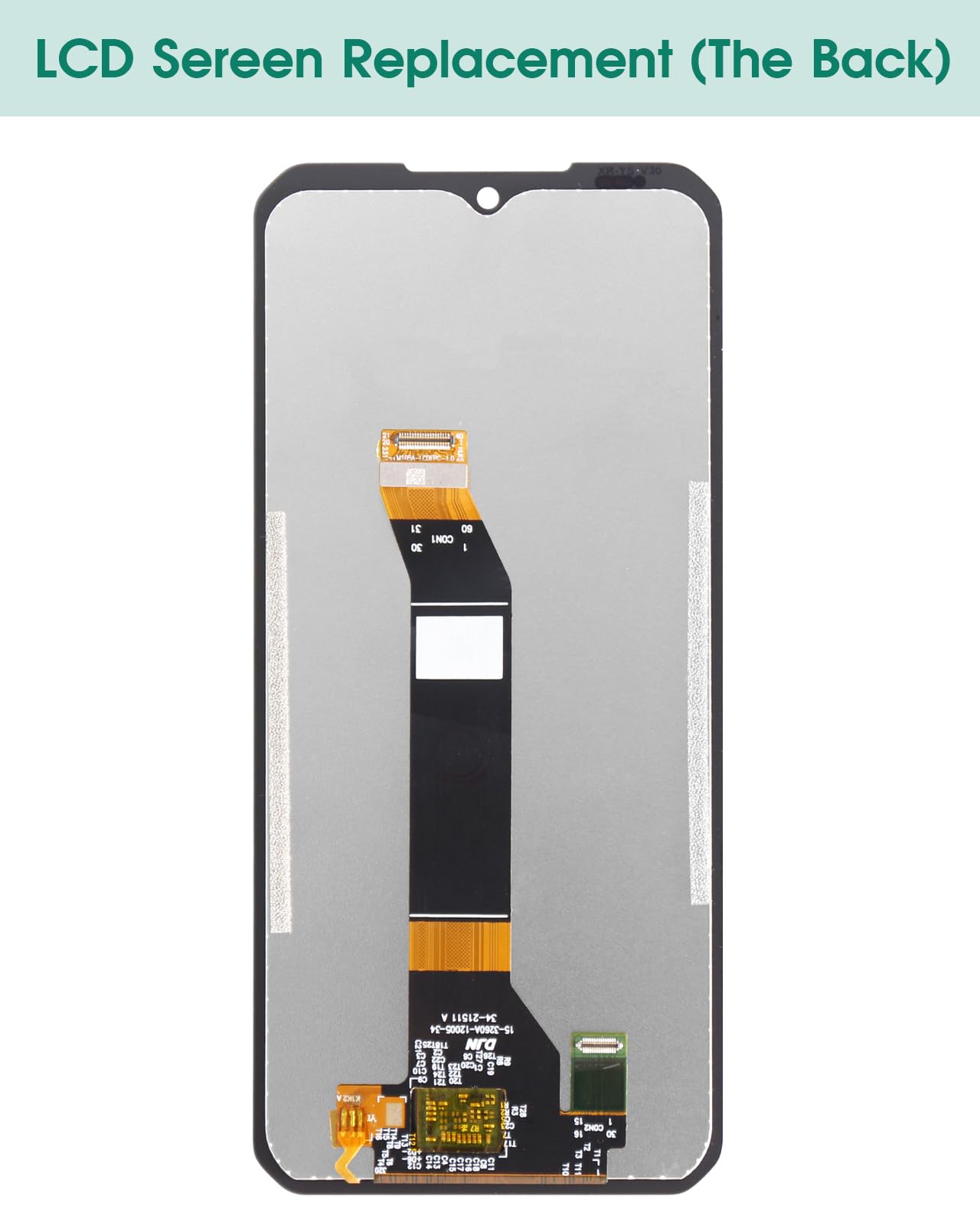 Duotipa Display LCD Touchscreen Per Doogee V30 (6.58 Pollici) - Ricambio Nero Con Kit Strumenti - 4