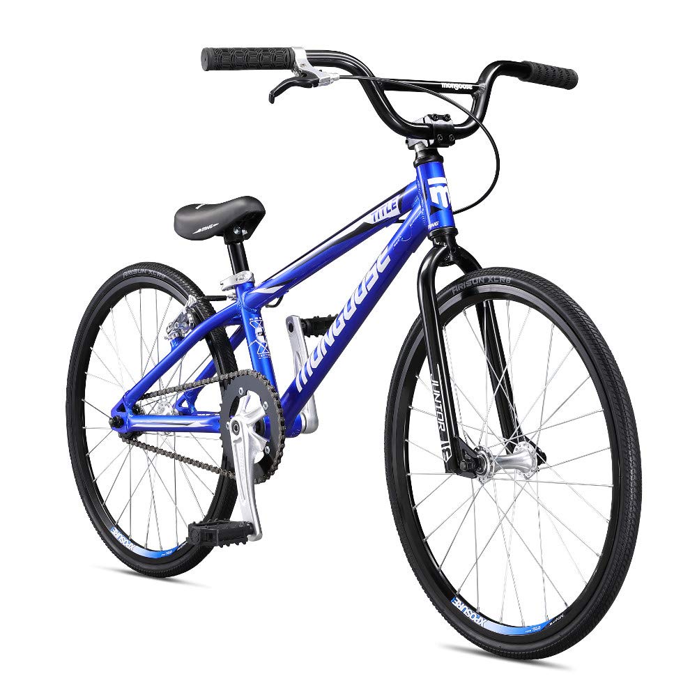 Mongoose Title Micro, Mini, Junior, Pro and Expert BMX Race Bike, 20-Inch Wheels, Beginners to Intermediate Riders, Lightweight Aluminum Frame, Internal Cable Routing
