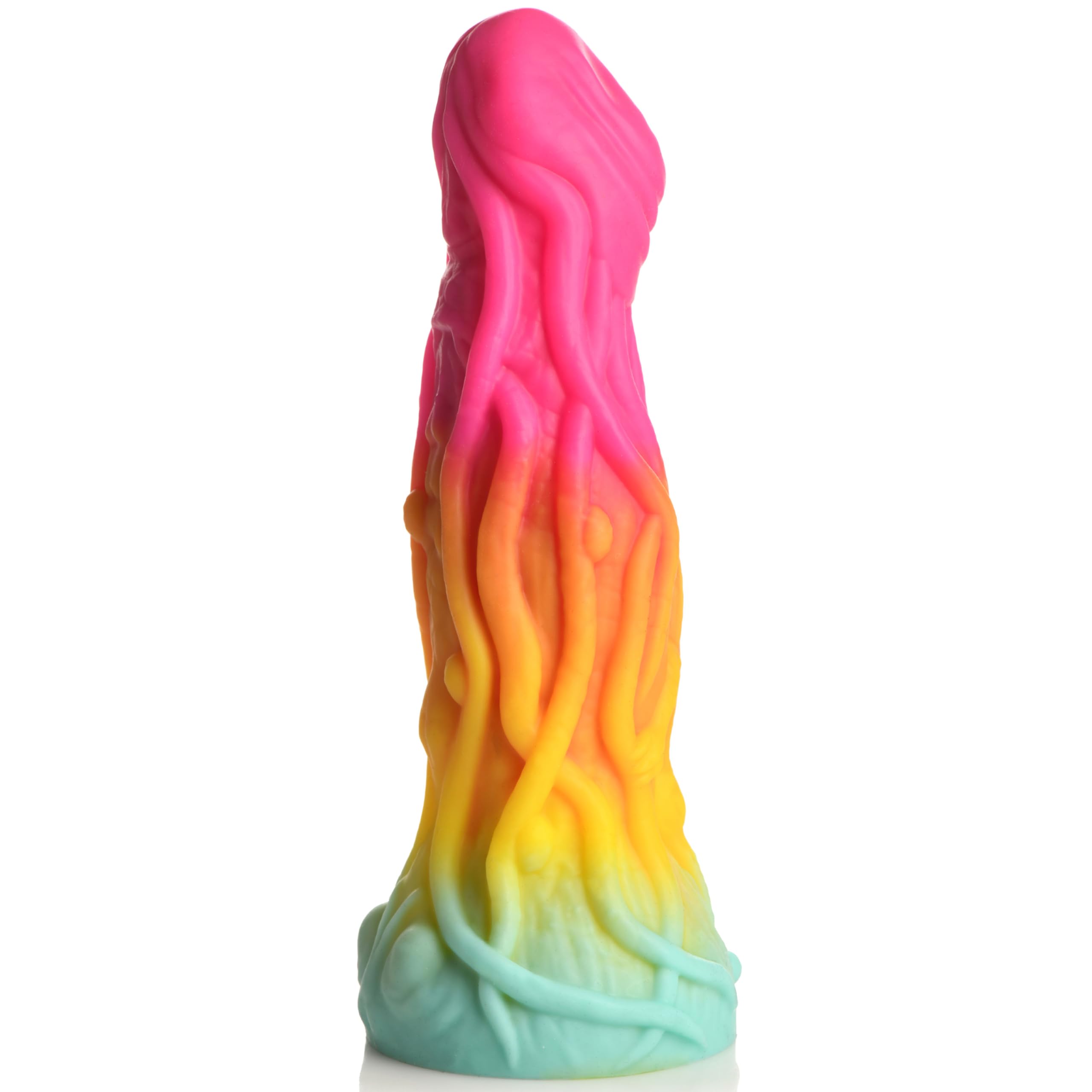 CREATURE COCKS Shape Shifter Alien Dildo for Men, Women & Couples. Firm and Flexible, Strong Suction Base, Fantasy Dildo, Unique Texture. Premium Phthalate-Free & Body-Safe Silicone. 1 Piece, Pink