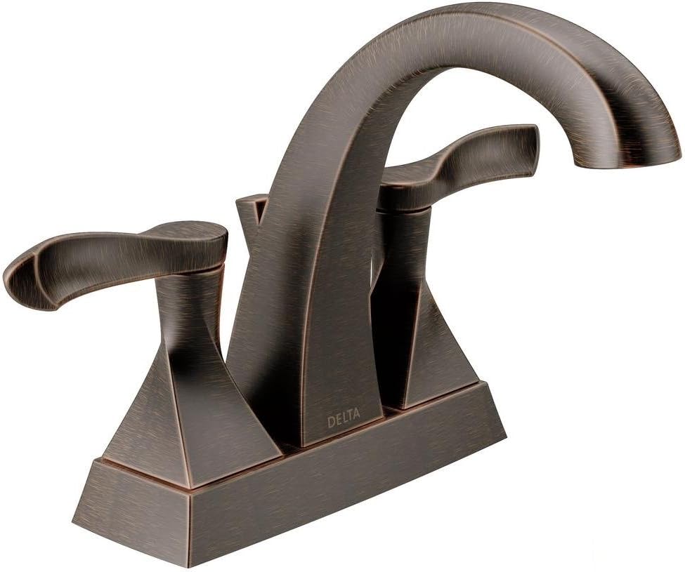 Delta Everly 4 in. Centerset 2Handle Bathroom Faucet in SpotShield