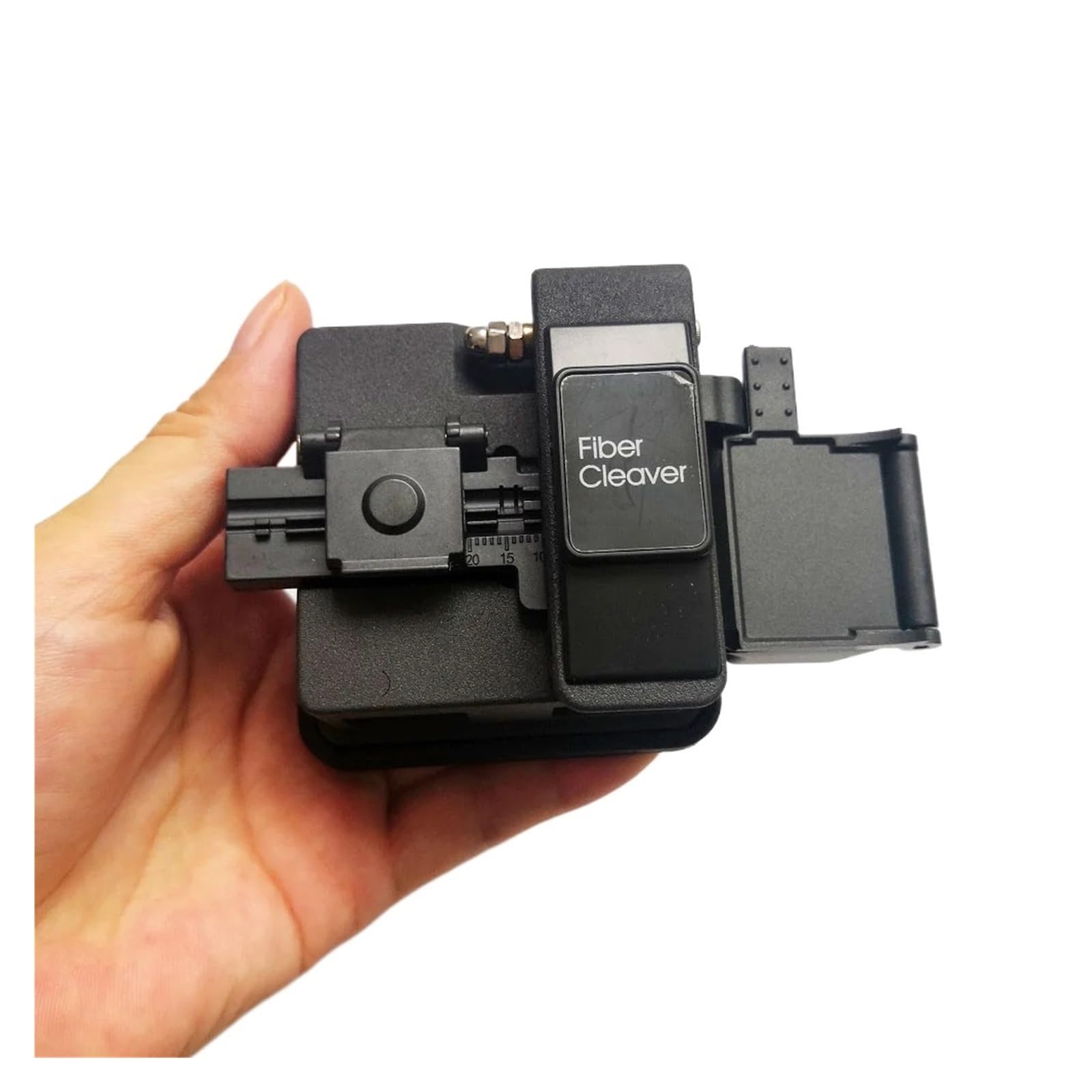 CUDTAPI Optical Fiber Cleaver, Fiber Optic Cleaver Automatic High Precision Optical Cutter for Splicer FTTH Tool