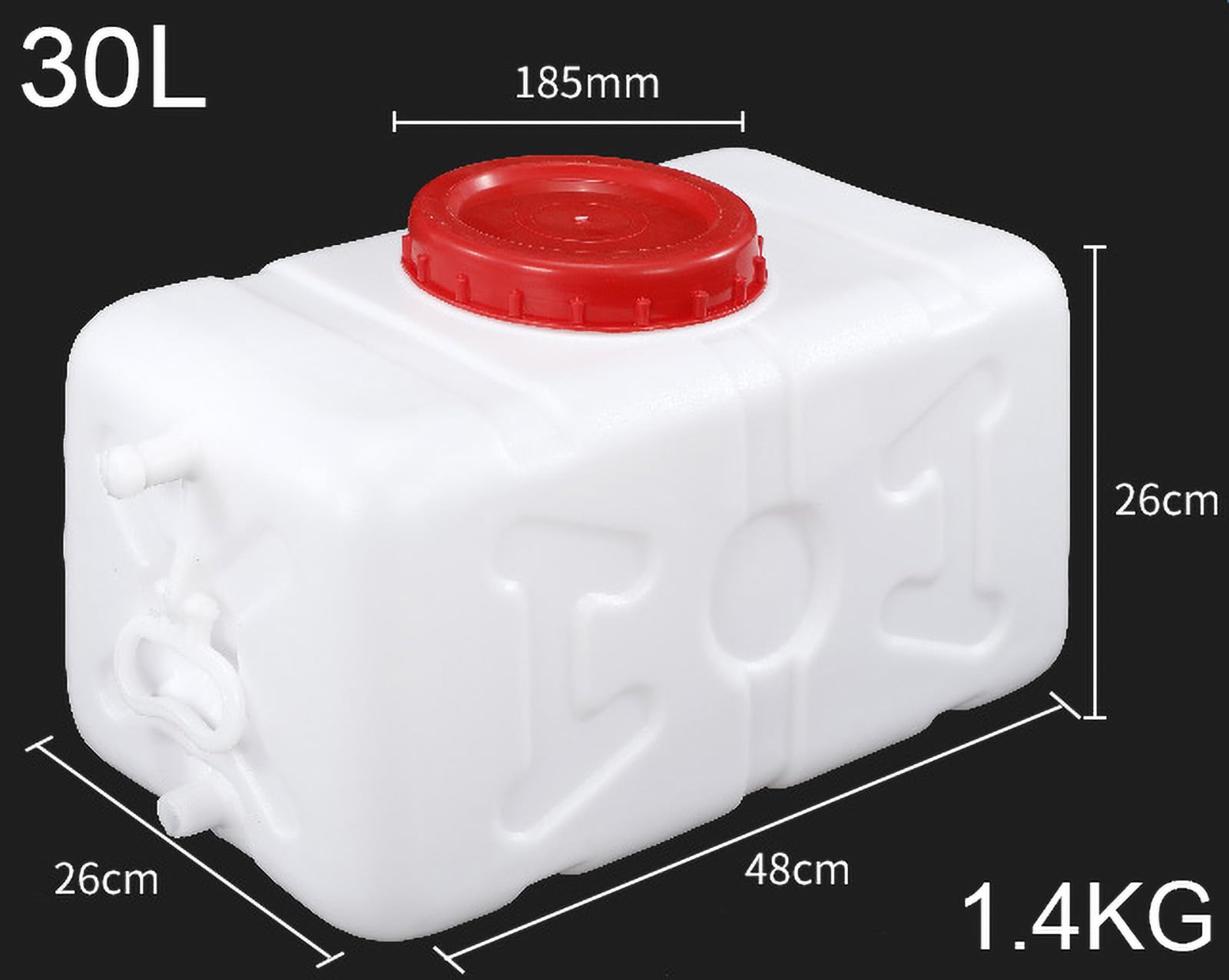 TINGMIAN Watercontainer Draagbare Watertank 30L/48L/110L TINGMIAN Watercontainer Draagbare Watertank 30L/48L/110L