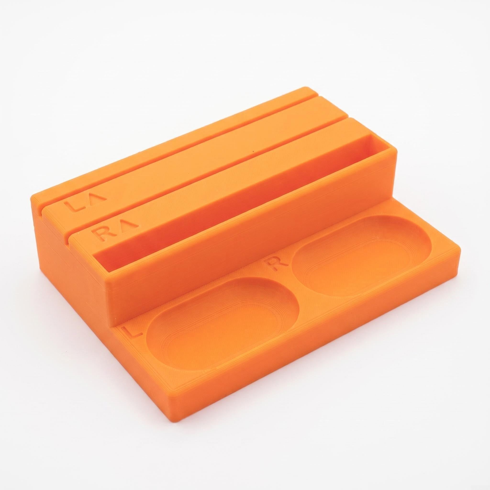 Bicycle Disc Brake for ROTOR Storage Case, 3D-Printed ABS Stand for Pads & Bolts, Orange Maintenance Tool Holder