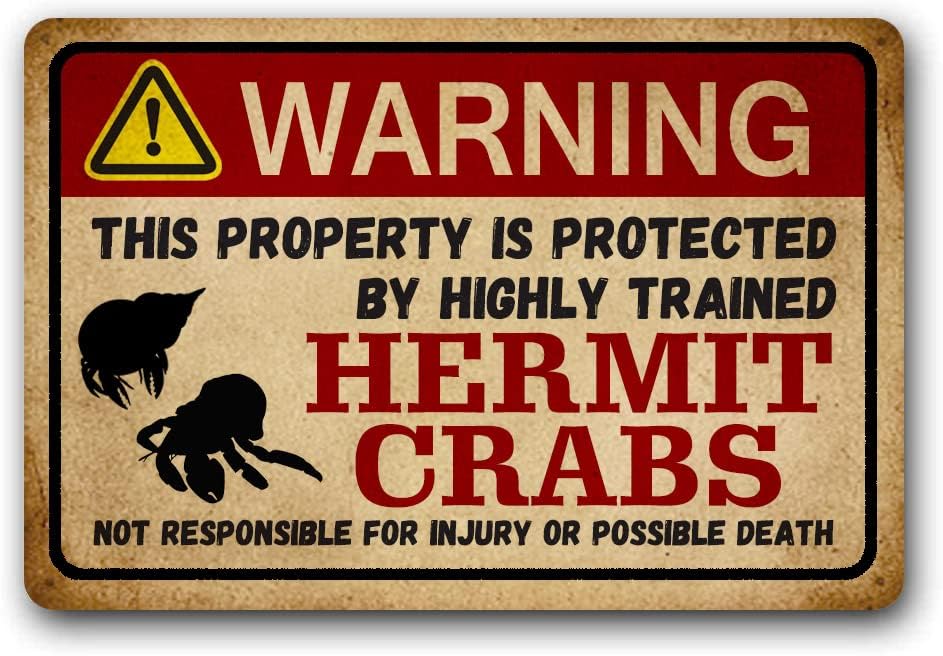 Miniatura 21 de Eveokoki Letrero de tortuga, divertido letrero de advertencia de metal, regalo para mascotas, mascota exótica, letrero de estaño para mascotas S-8