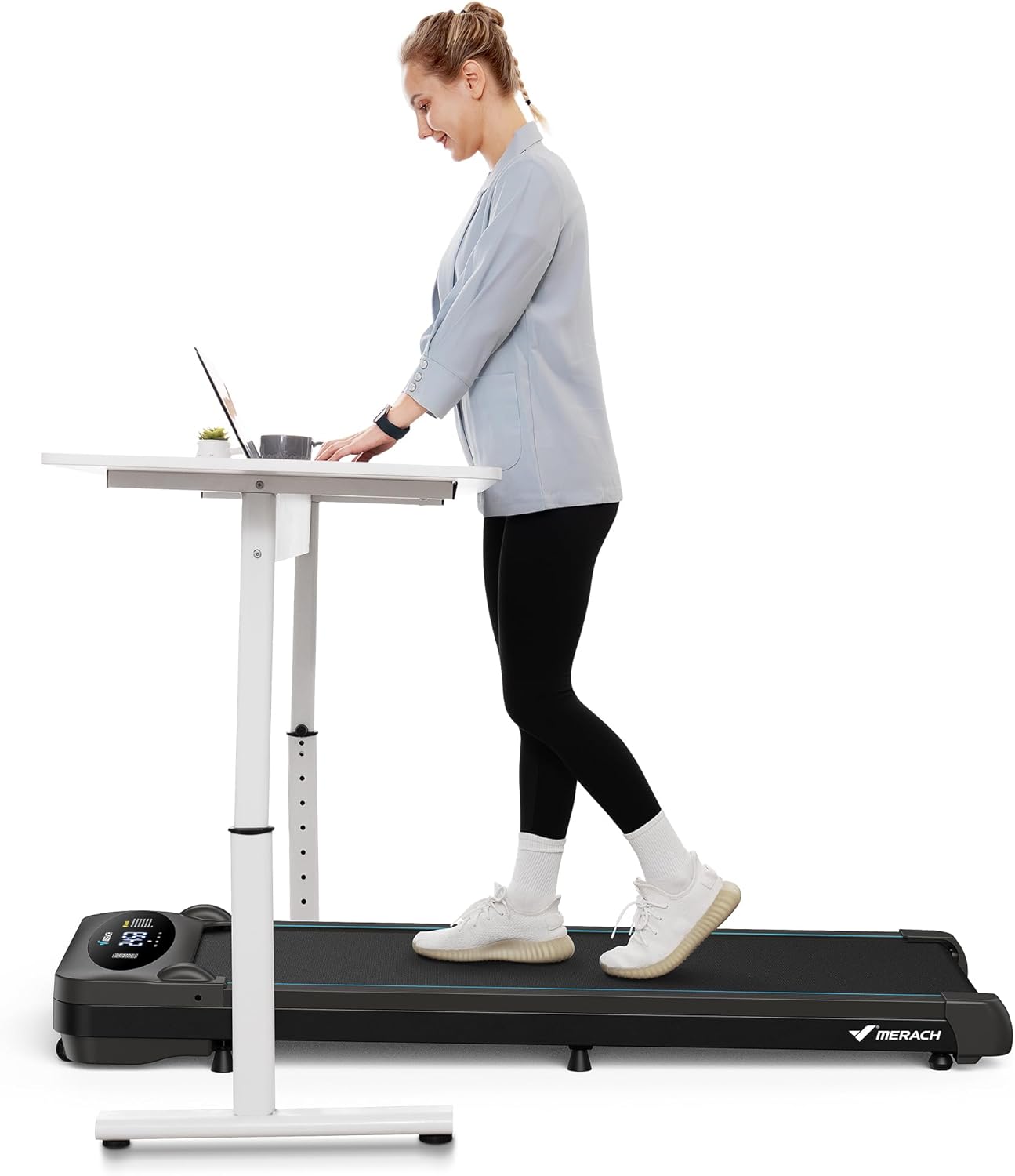 MERACH Compact Walking Pad for Home & Office, 2.75HP