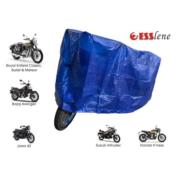 Buy Esslene 120GSM Cross Laminated Universal Bike Cover Bullet, Meteor