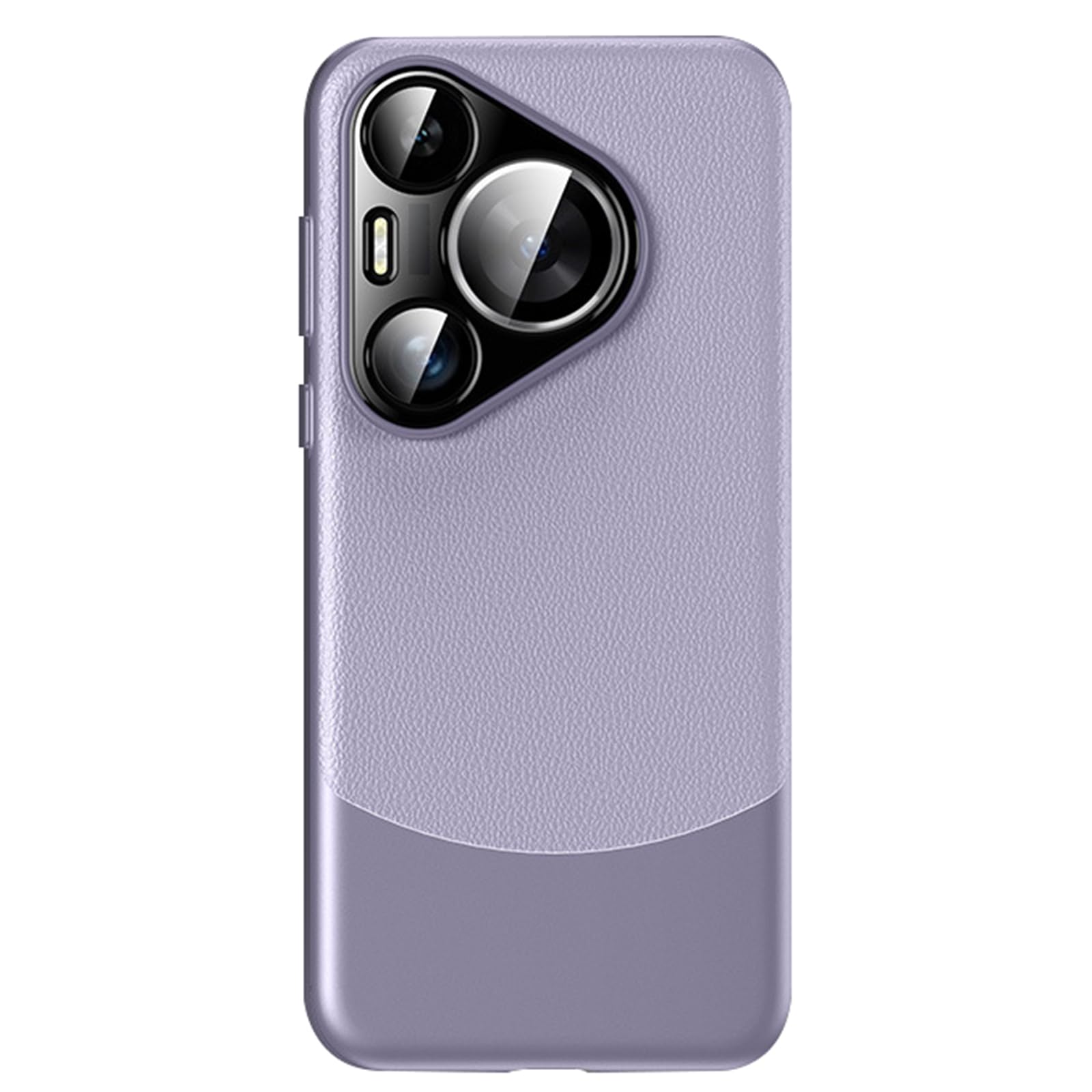 ZIFENGXUAN-Ultra -Thin Case for Huawei Pura 70 Ultra/70 Pro/70 Pro+/70, Business Style Leather Soft Case Raised Lens Protection Anti -Fall Shell (70 Ultra,Purple)