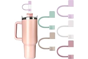 5 PCS Silicone Straw Covers Cap Compatible with Stanley 30oz Straw