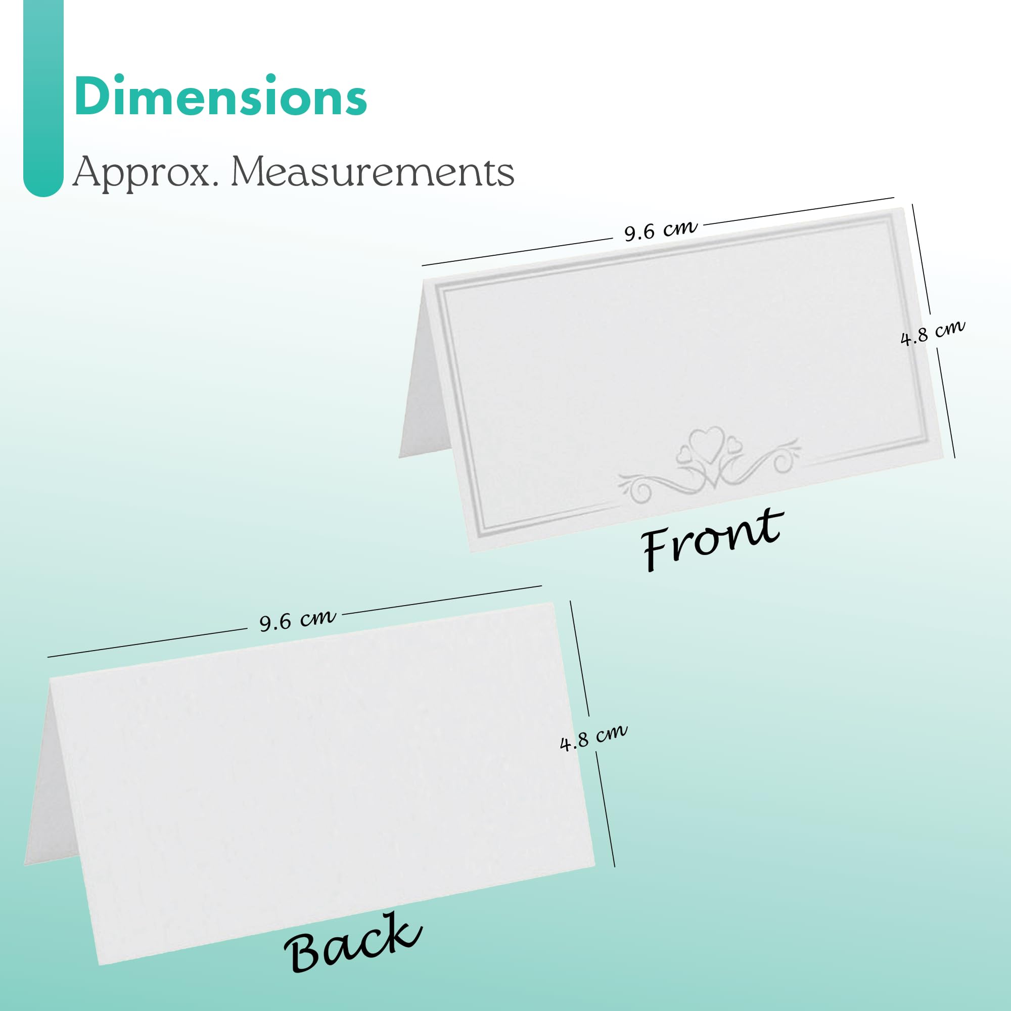 50 Place Cards Wedding Place Cards For Table Table Name | Desertcart  Seychelles, image size:2000x2000