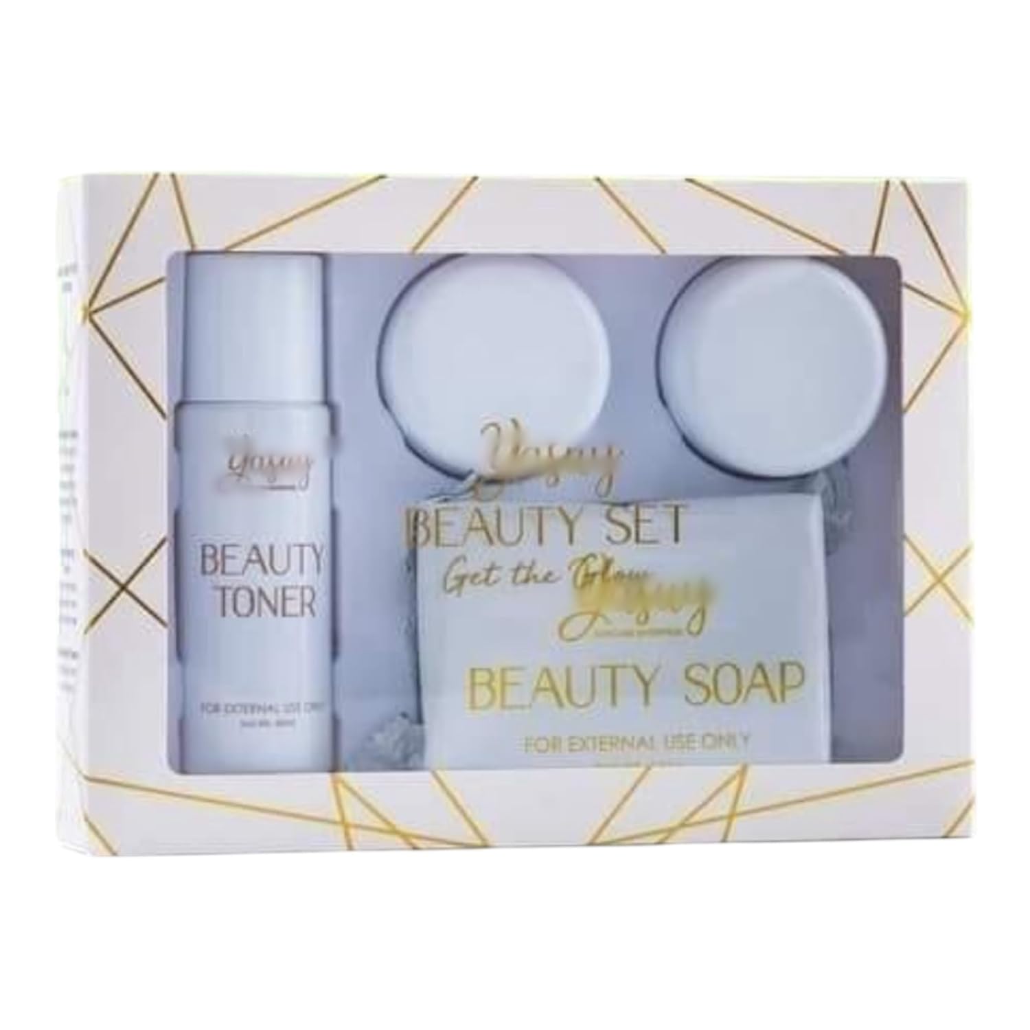 by-yasuy Beauty Set: Get the Glow (4-in-1 Facial Skin Care Set & Kit)