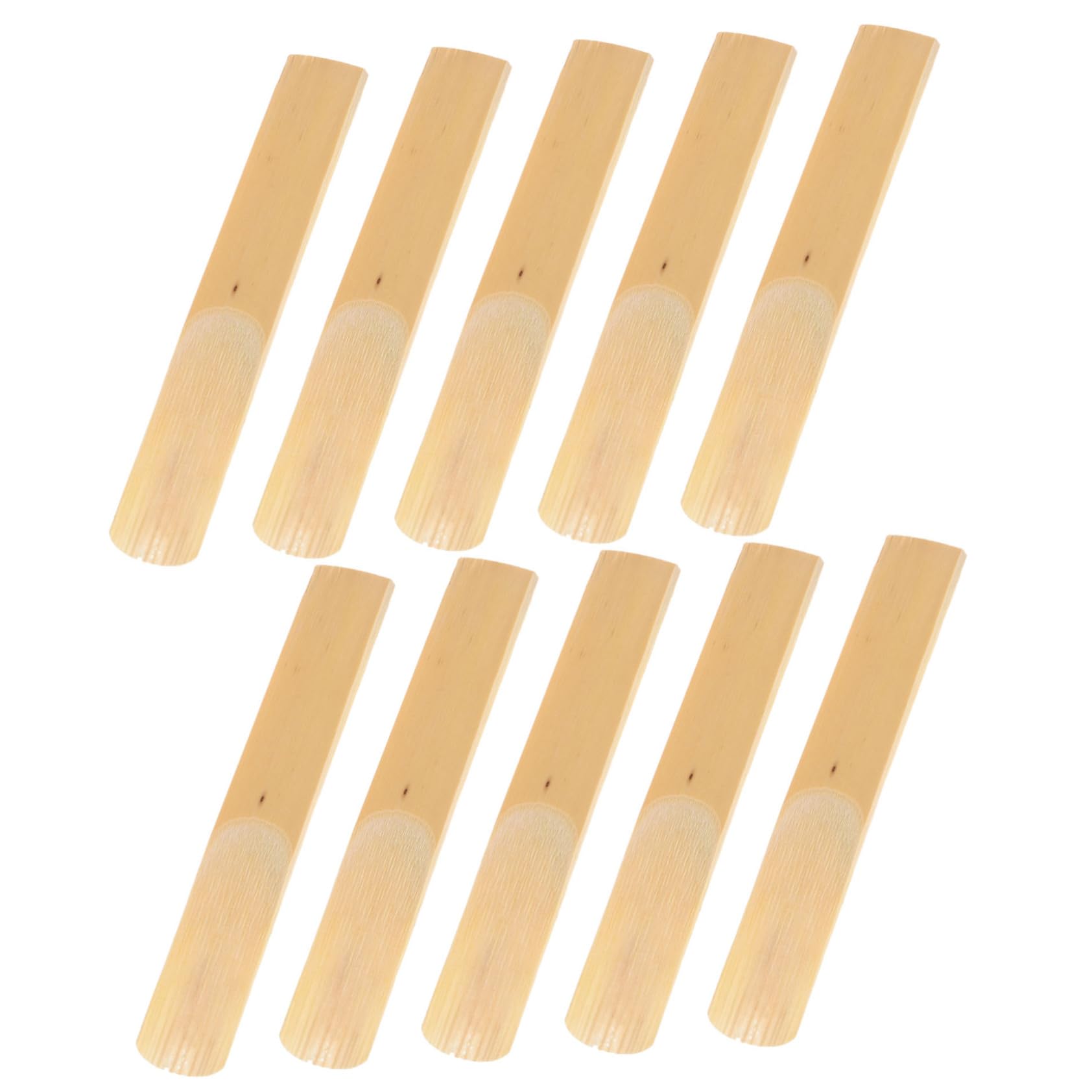 BESPORTBLE 10 Pcs B Flat Clarinet Reeds Traditional Reeds for Performance Easy Replacement for Students Musicians Reliable Clarinet Accessories Suitable for All Skill Levels
