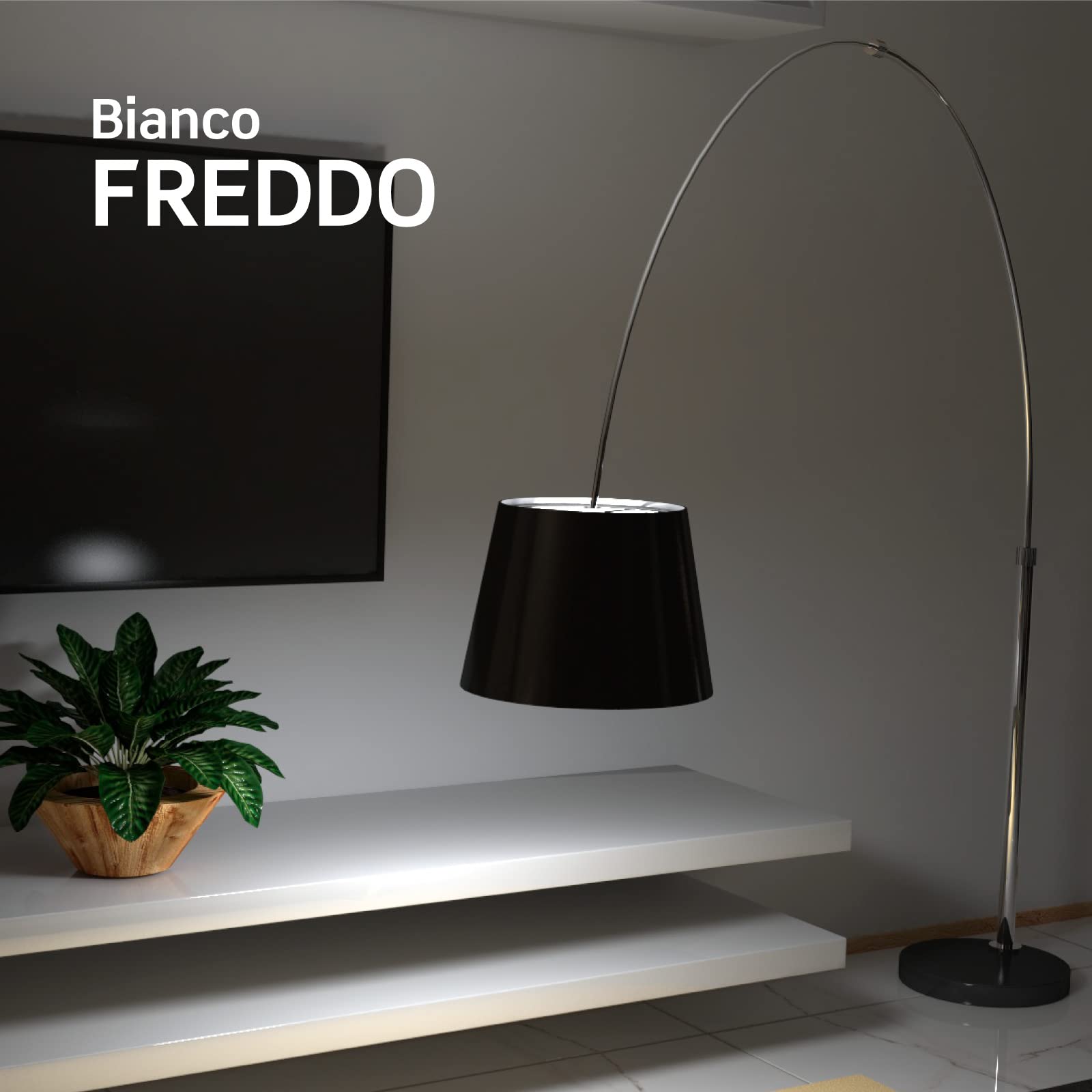 Eurocali Lampadine LED E27 10,5W A58 1055 lumen - Luce Bianco Freddo 6500K - Pacco da 30