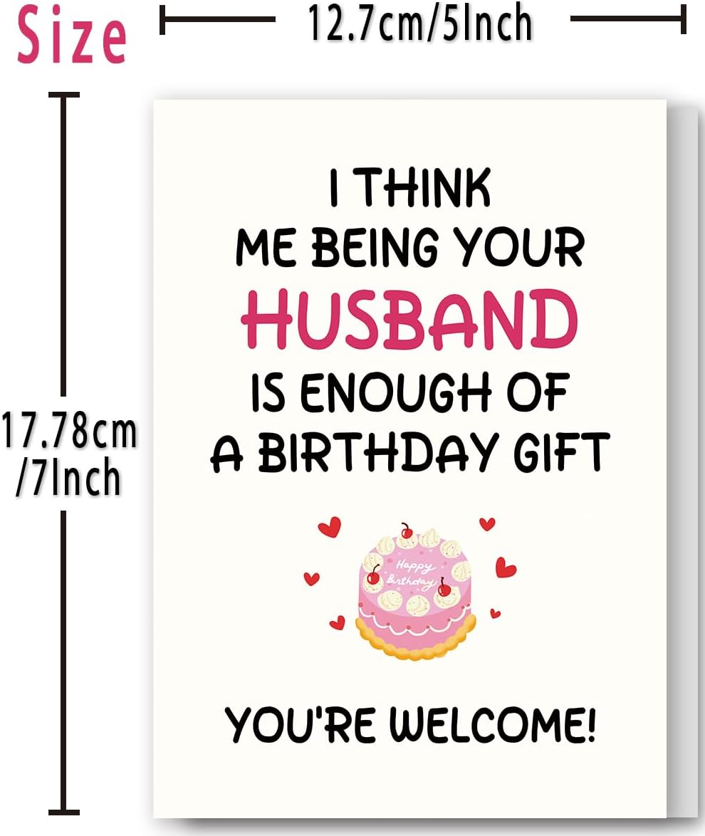 Wife Birthday Card, Happy Birthday Card Gifts for Wife from Husband image 3