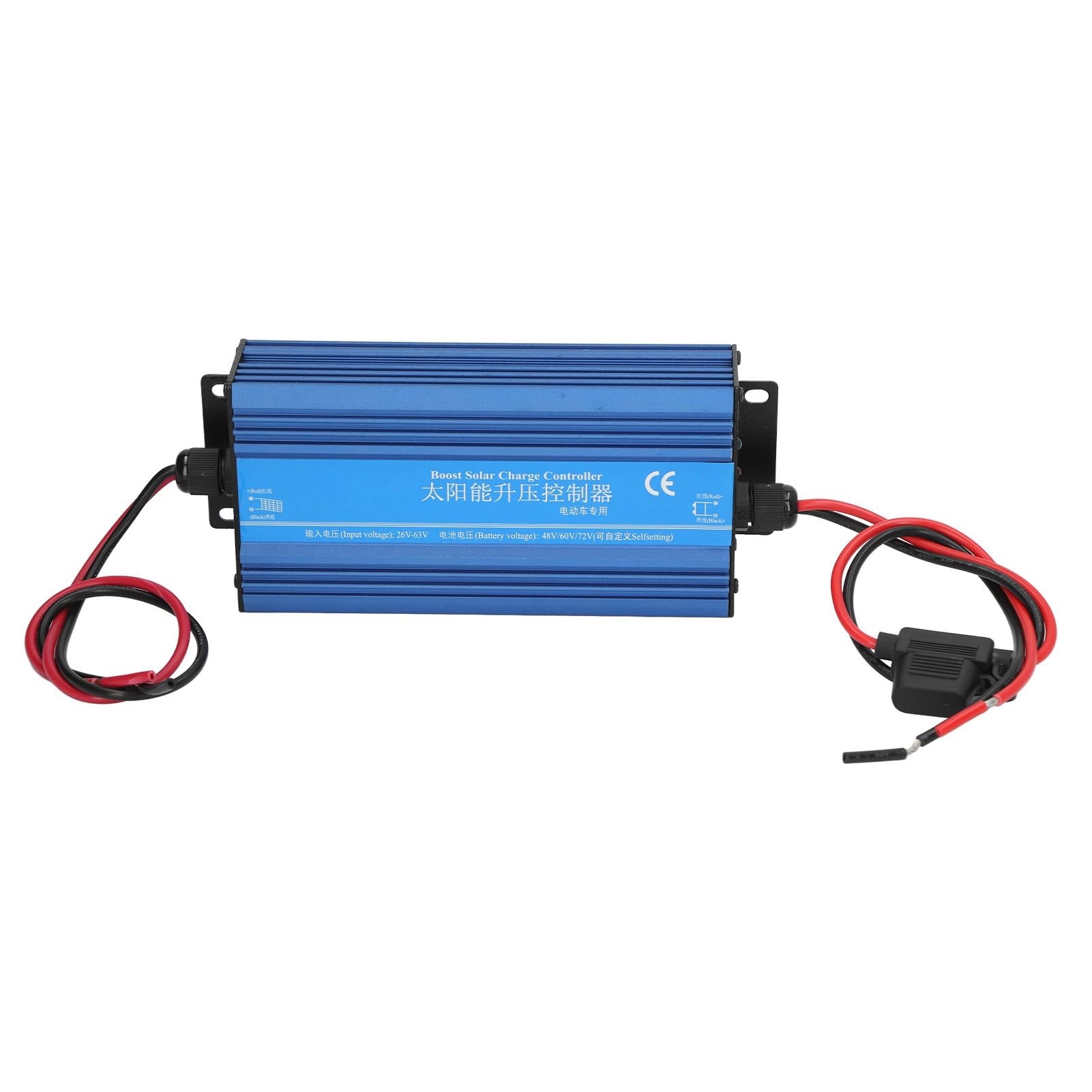 Dioche Contrôleur de charge solaire Boost MPPT 600 W 48 V/60 V/72 V haute efficacité solaire, affichage numérique à 4 chiffres, compatible avec batterie au lithium, enfant