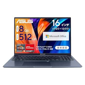 ASUS - ASUS Vivobook 16X M1603QA-MB014WS ノート16型 楽天市場】ASUS VivoBook ノートパソコン M1603QA-MB014WS 16X