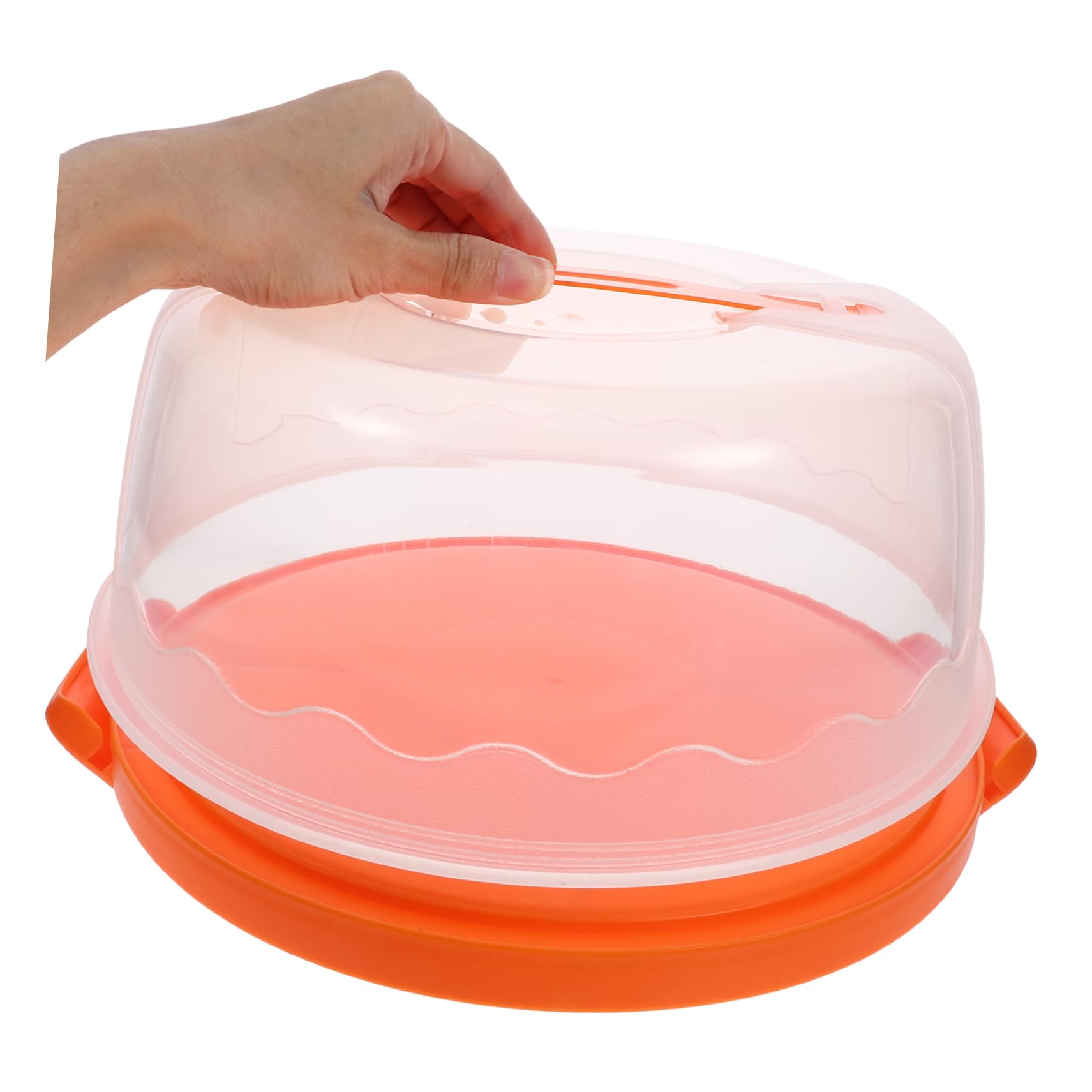 ABOOFAN Reusable Cake Box Lid 6-8 Inch Cake Carrier Stylish Holder for Travel Storage