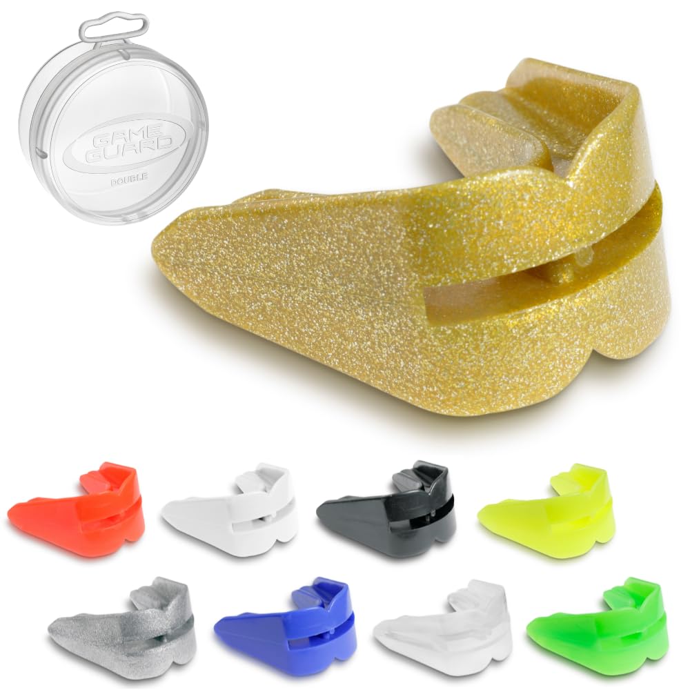GAME GUARD Doppio paradenti/Proteggi denti/Paradenti - Paradenti, Approvato CE, Boxe, MMA, Sport di Game Guard