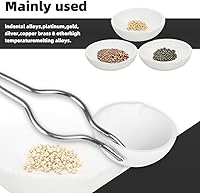 Vista 4 de YIEPET Juego de 4 tazones pequeños de cerámica derretida, crisol de cuarzo, pinza para derretir New YIEPET Juego de 4 tazones pequeños de cerámica