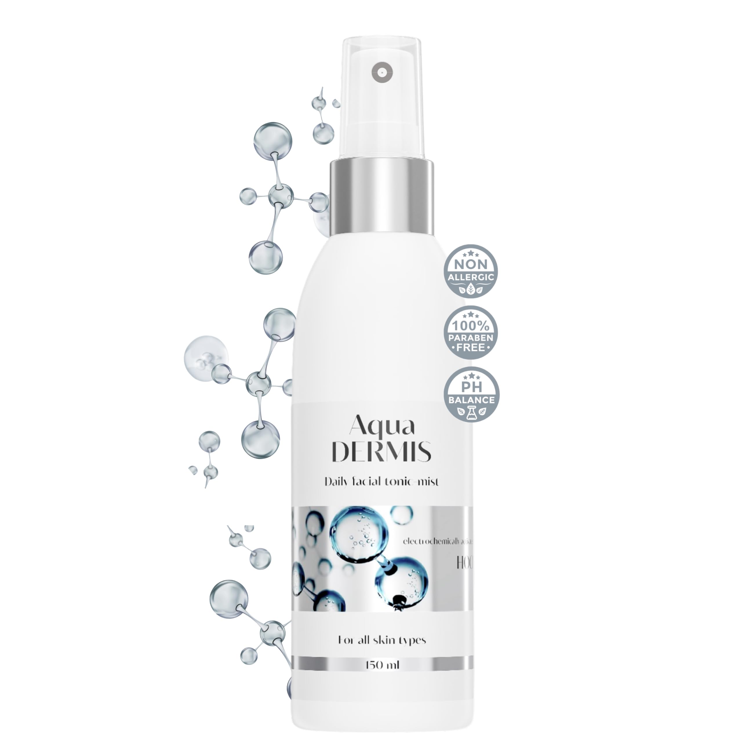 Brume Visage 150 ml – Soin dermatologique pour peau sensible et irritée | À base d’acide hypochloreux stabilisé | Hydratante et apaisante