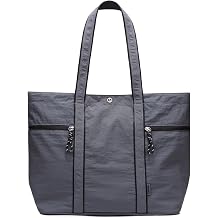 Large Canvas Tote Bag for Women with Zipper, Lightweight Heavy Duty Work Tote Bags for Travel, Work, School, Nurse