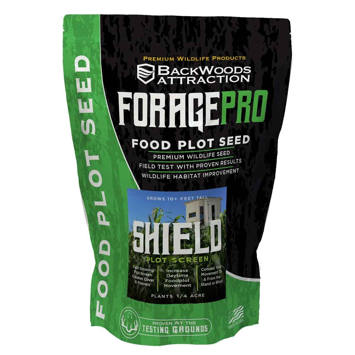 Backwoods Premium Wildlife Products Shield 5 Pound Bag - Fast Growing Plot Screen for Hunting & Wildlife Concealment - Increases Daytime Food Plot Movement, Covers Duck Blinds & Stand Access-picture-32