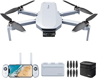 ATOM 3-Axis Gimbal 4K GPS Drone, Fly More Combo Bundle with 1 Extra Set of Propellers