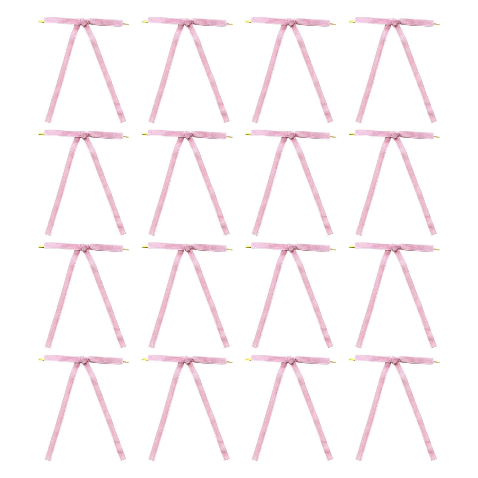 Carotoe A Of 12 Elegant Flocking Bowknot Decorations Decorative Bowknots Suitable For Parties Nd Gift Embellishments Home Decors Bowknots
