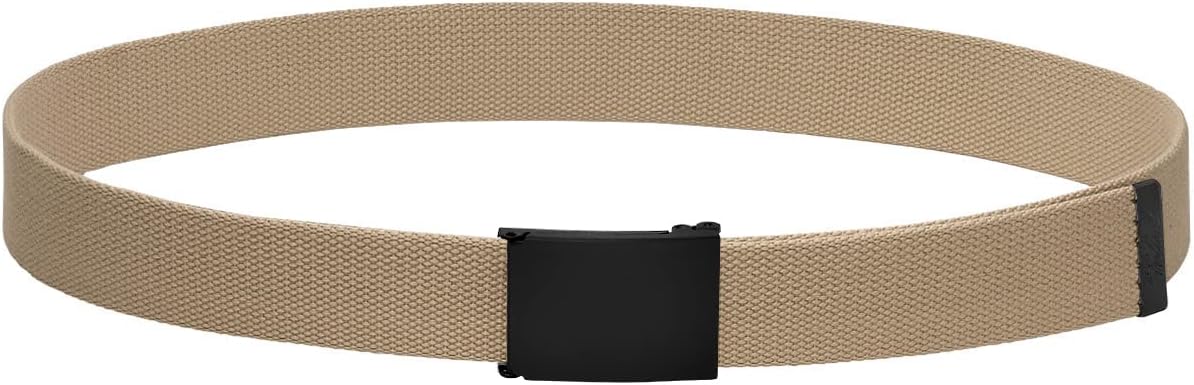 Falari Canvas Web Belt Fully Adjustable Cut to Fit Golf Belt Flip Top Buckle - Image 4
