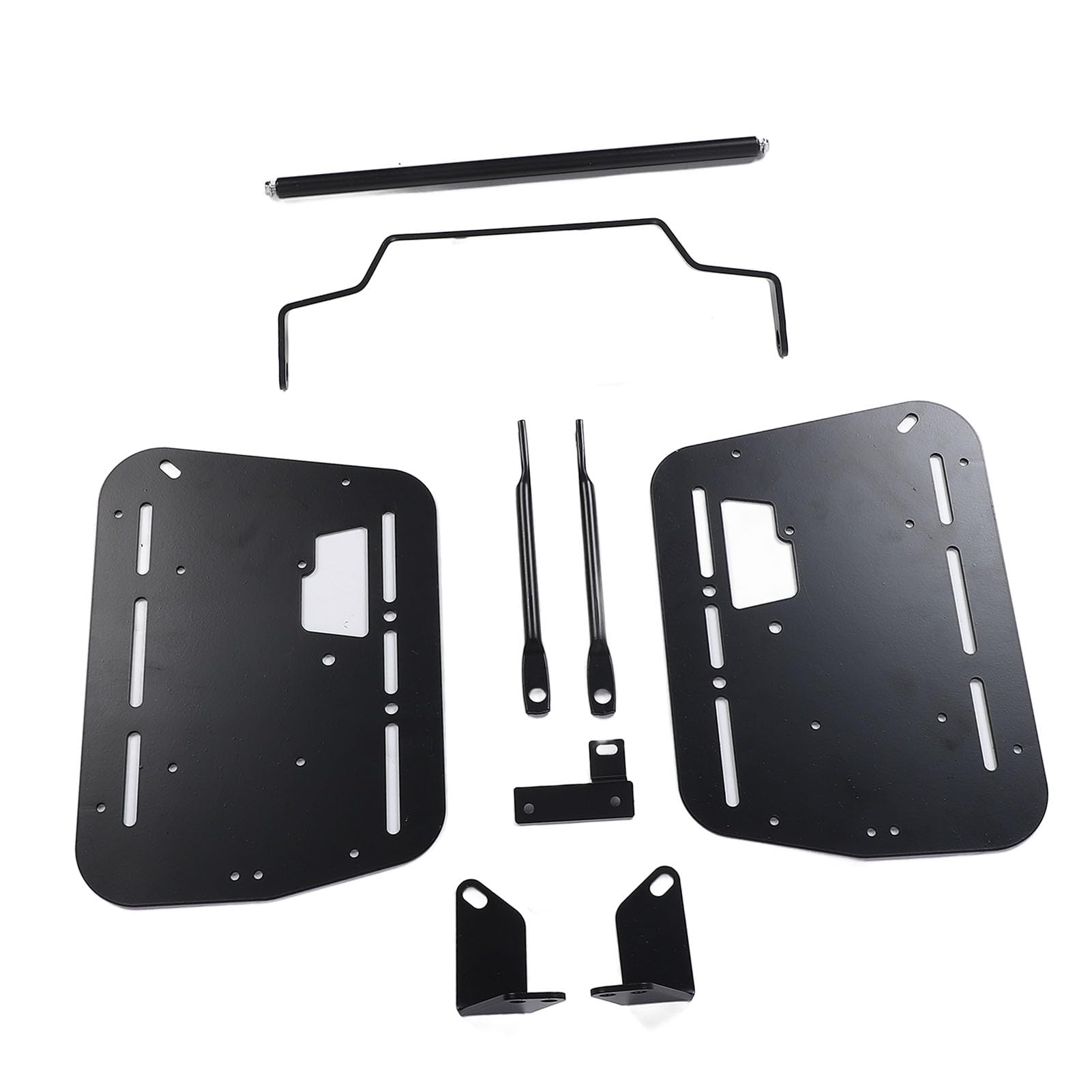 Acouto Heavy Duty Motorcycle Side Case Bracket Kit – Aluminum Alloy Saddlebag Rack for Easy Installation and Secure Support