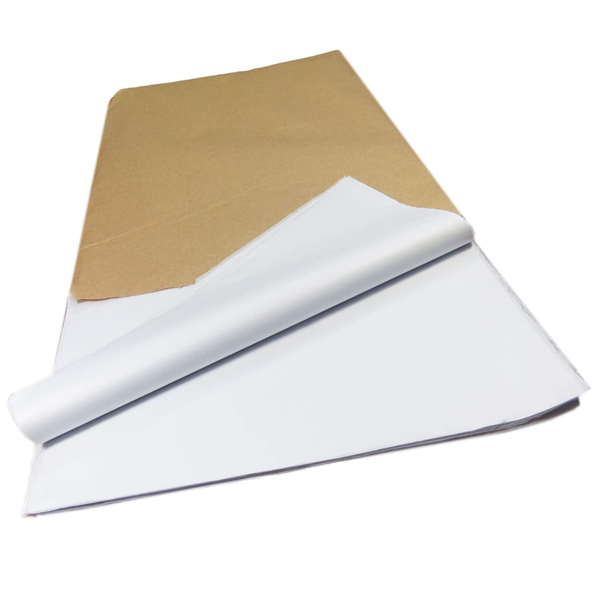 Acid Free White Tissue Paper 450x700mm for Art Collection, & Gift Wrapping - Acid Free Tissue Paper Sheets for Packaging - 18gsm Packing Tissue Paper HTUK (100)