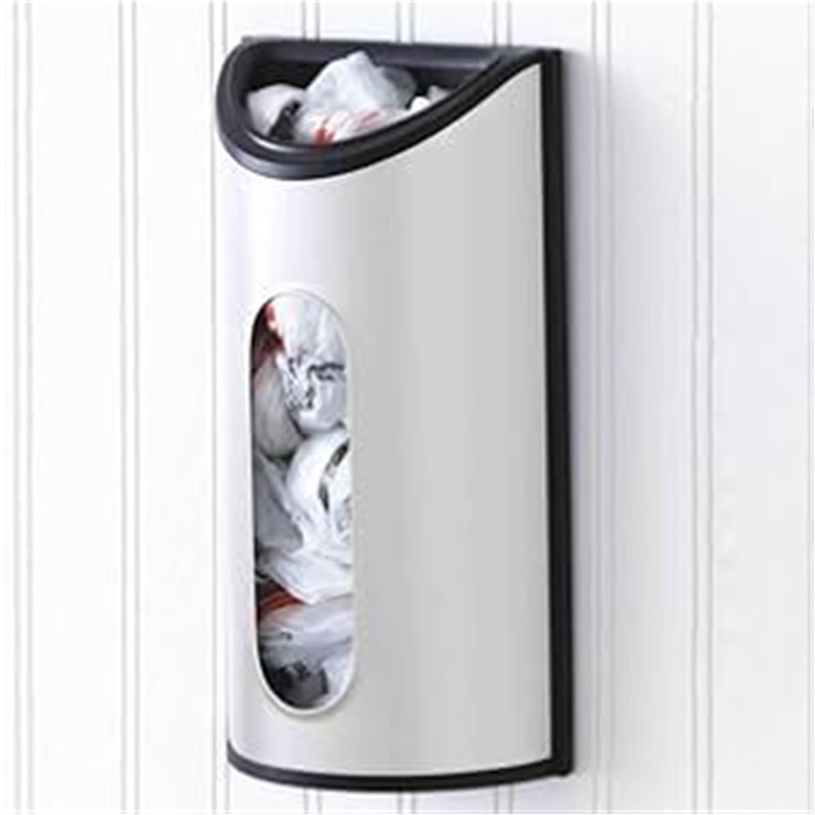 Caja de Almacenamiento Bolsas Basura, Soporte for contenedor, plástico montado en la Pared for dispensador Cajas