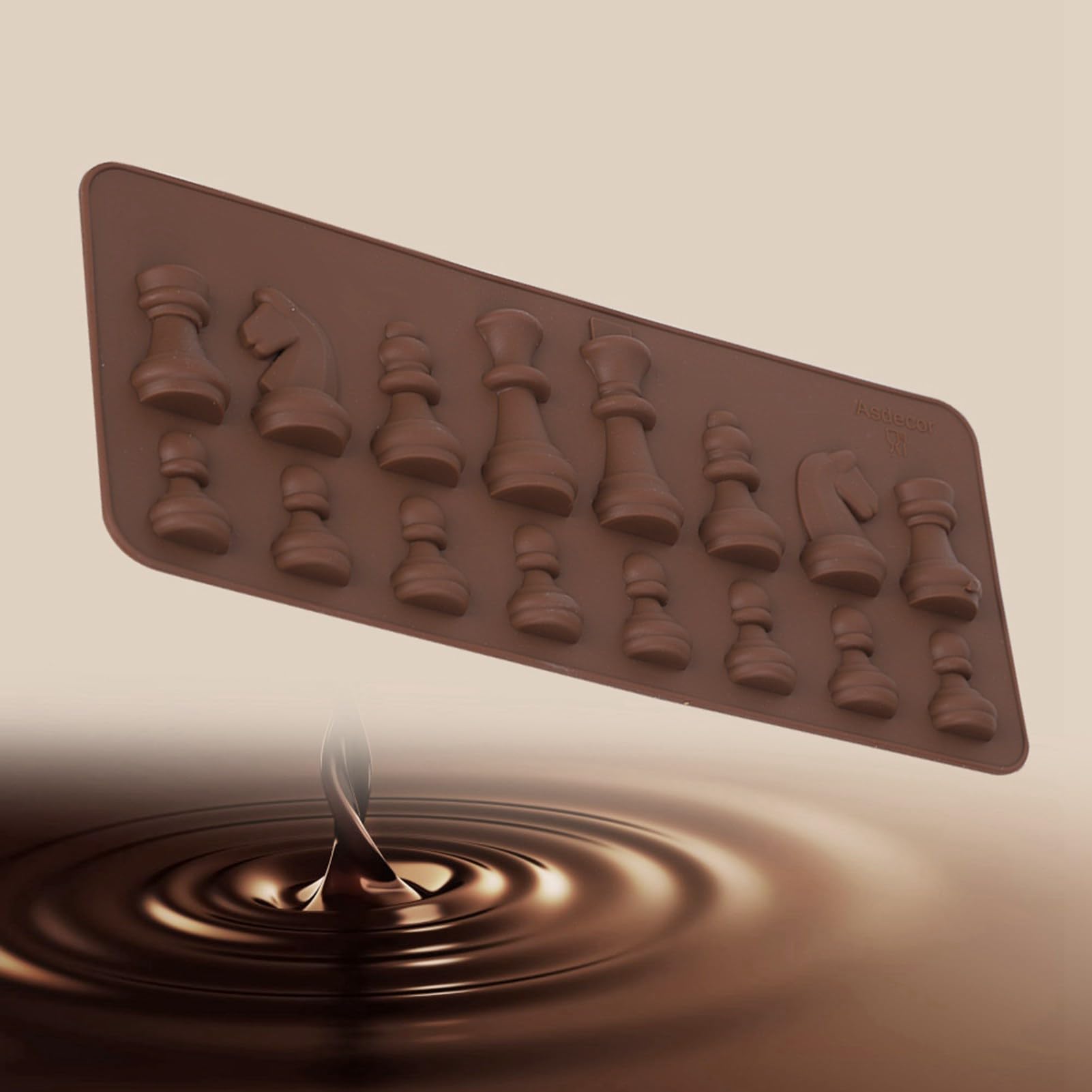 Stampo in Silicone per Barretta di Cioccolato Stampo per Caramelle per Uso Alimentare 8 X 3,3 Pollici Resistente Al Calore da 40 a 446 Fahrenheit Antiaderente Riutilizzabile per Cuocere
