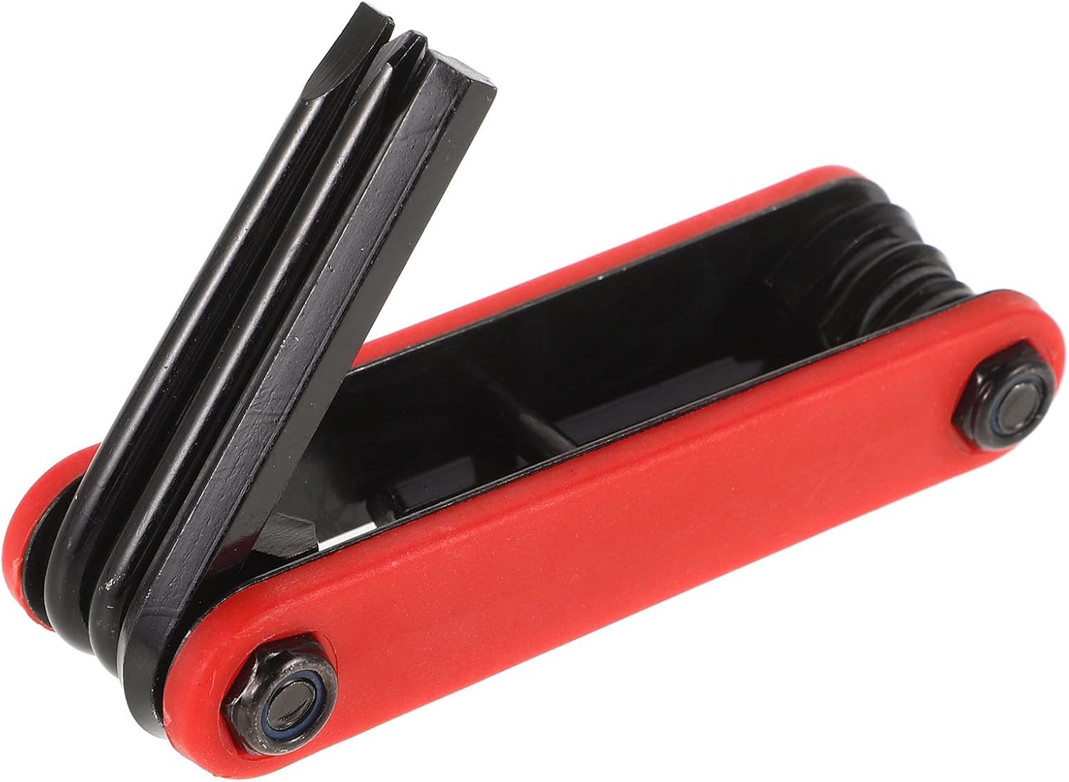 6-in-1 Bike Repair Tool with Inner Hexagon Wrench Set, Steel Construction and Compact Folding Design for Outdoor and On-the-go Repairs