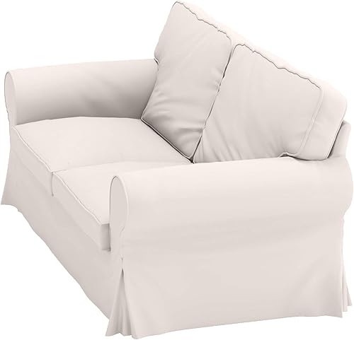 Vista 78 de Funda de repuesto de algodón pesado UPPLAND (no EKTORP), compatible con IKEA UPPLAND para sillón (silla Uppland de poliéster, beige)