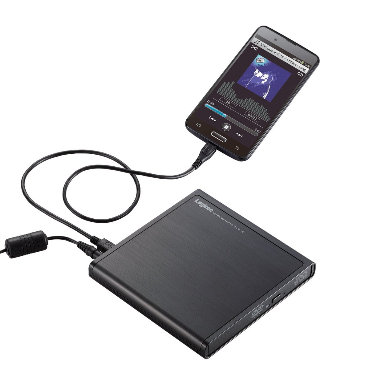 Amazon.co.jp: ロジテック CDドライブ 音楽取り込み Android用 