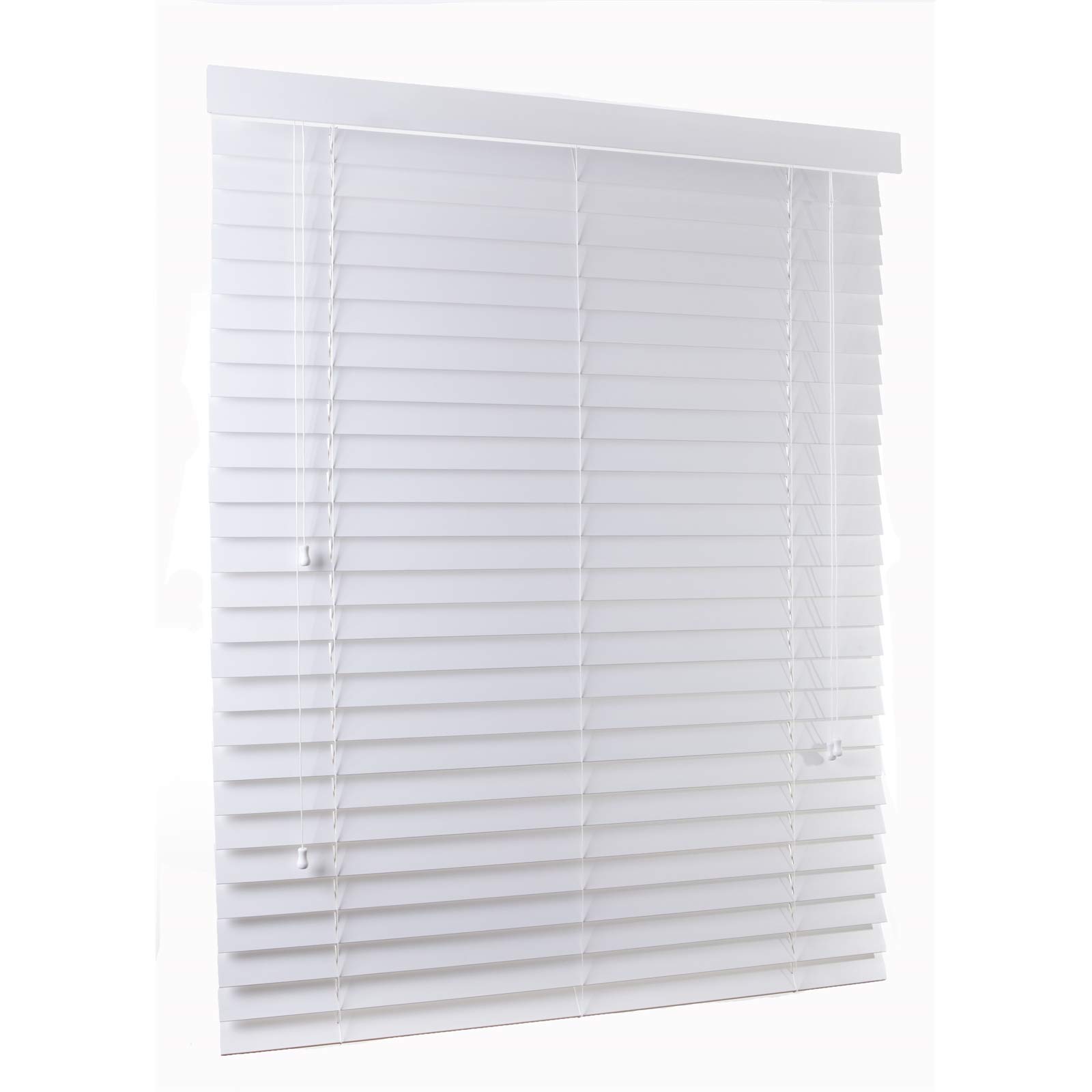 Renaissance 25mm PVC Venetian Blind, White, W75 x D150 Cm