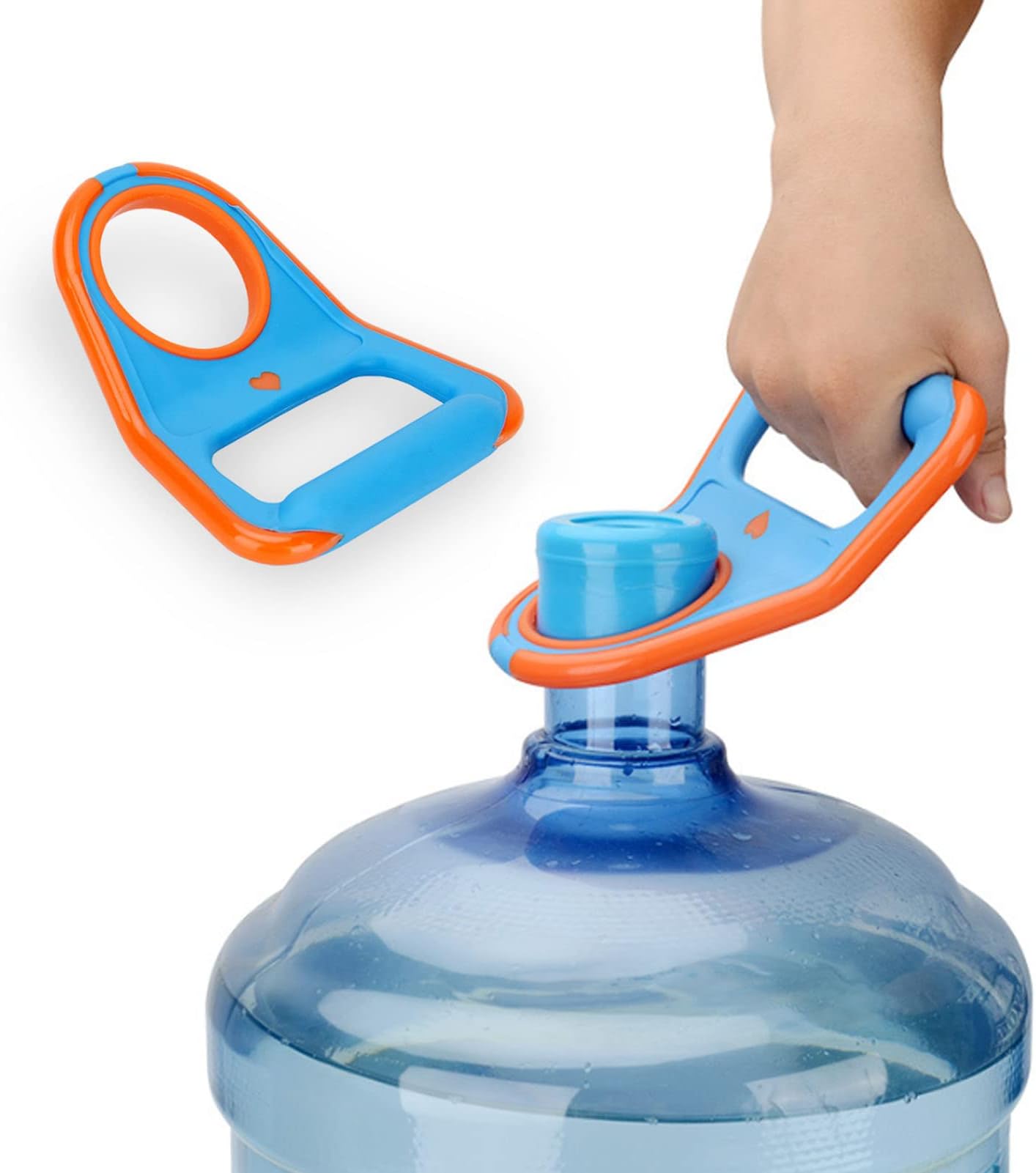 DAYONG 2PS Drinking Water Bottle Handle Bottle Carrier Lifter with Rubberized Anti-Slip Holder