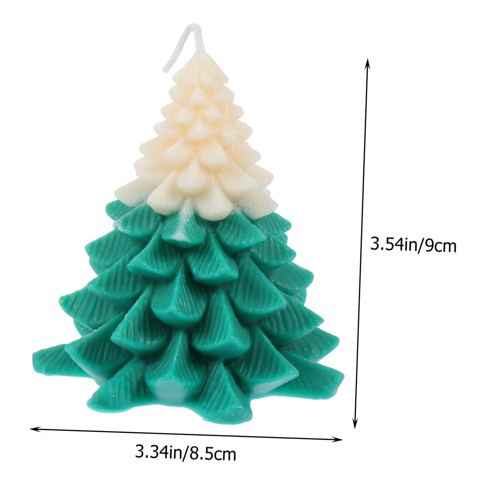 NULYLU 1pc Christmas Tree Shaped Candle Scented Decorative Candle for Holiday Parties Weddings Anniversaries Create Romantic Atmosphere Unique Xmas Vibe Xmas
