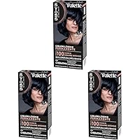Syoss by Palette Colorazione Permanente 1-4 Nero Blu, Colorazione capelli permanente con Cheratina